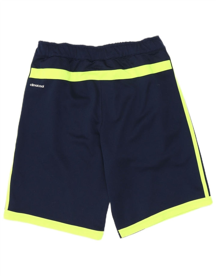 ADIDAS Mens Climacool Sport Shorts Small Navy Blue Polyester