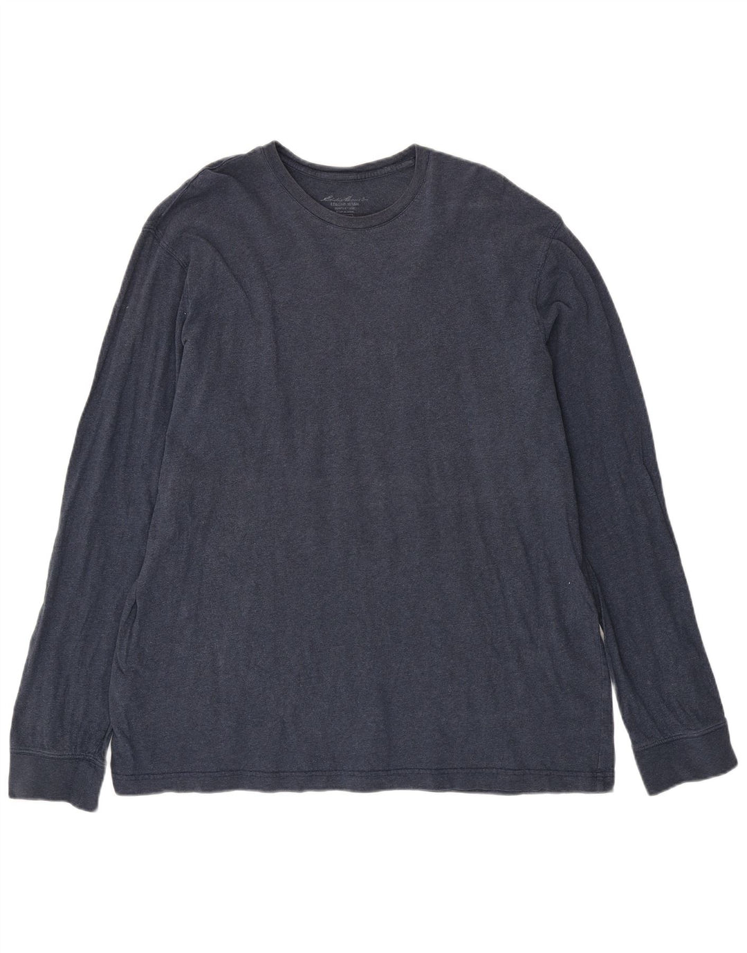 Eddie Bauer Mens Tall Top Long Sleeve XL Navy Blue Cotton