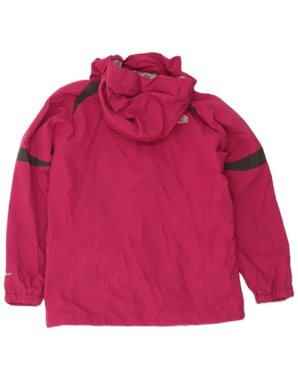The North Face Mädchen-Regenjacke mit Kapuze, 15–16 Jahre, XL, Pink, Farbblock