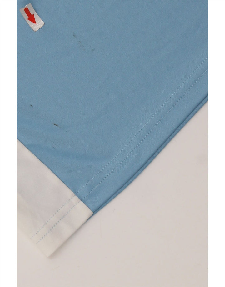 Adidas Mens Climalite Graphic T-Shirt Top Small Blue Colourblock Polyester