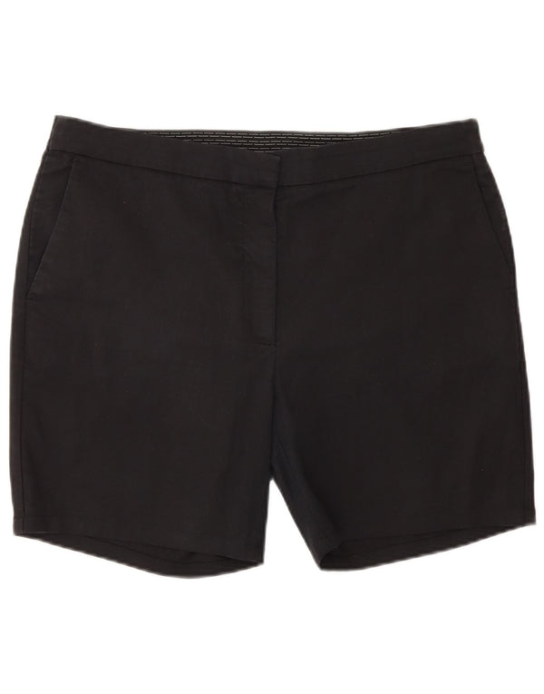 Zara Womens Chino Shorts XL W32 Black