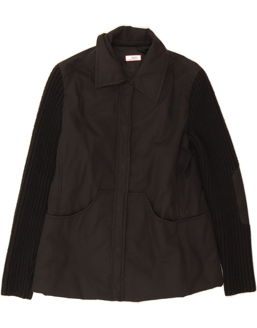 MAX&CO. Womens Bomber Jacket IT 38 XS Black Polyester Vintage Max&Co. and Second-Hand Max&Co. from Messina Hembry 