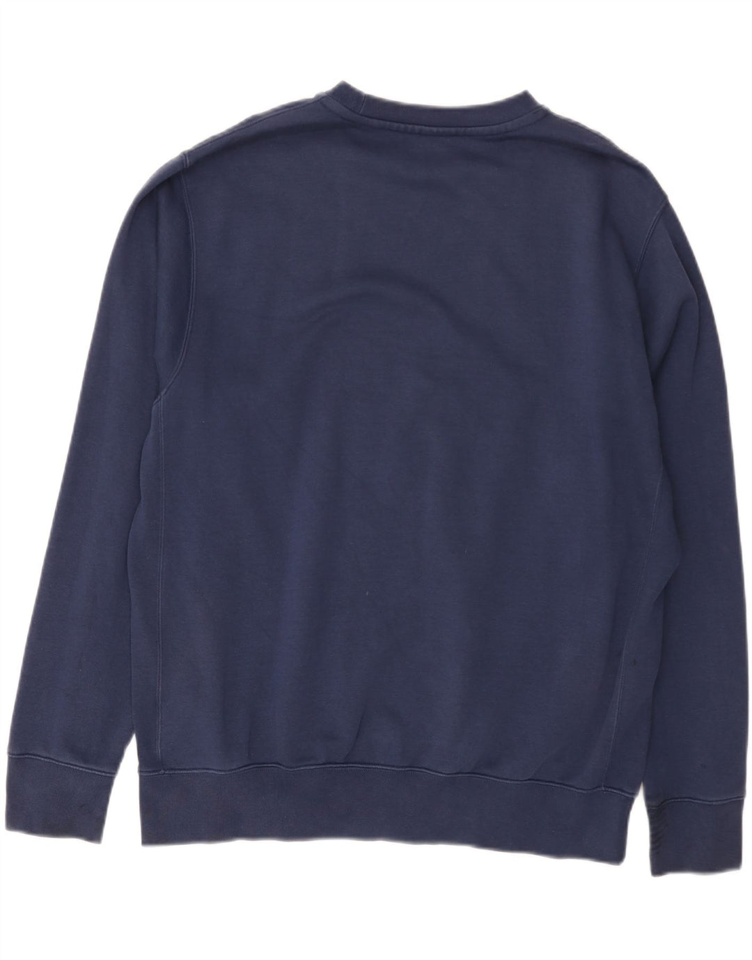 Nike Mens Sweatshirt Jumper Large Navy Blue Cotton