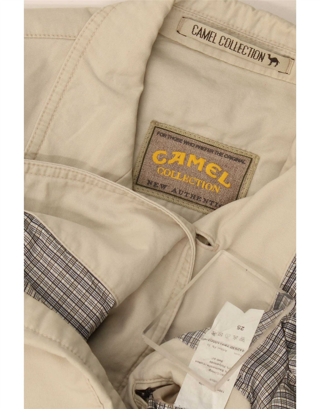 Camel Active Mens 3 Button Blazer Jacket UK 40 Large Beige Cotton