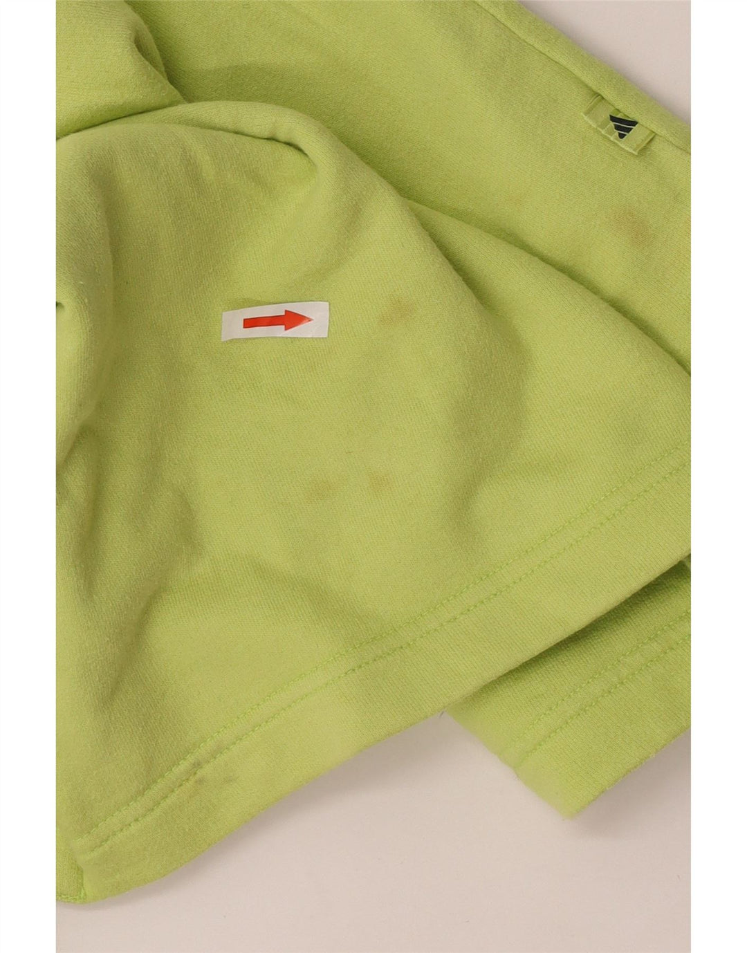 Adidas Womens Sweatshirt Jumper UK 12 Medium  Green Cotton