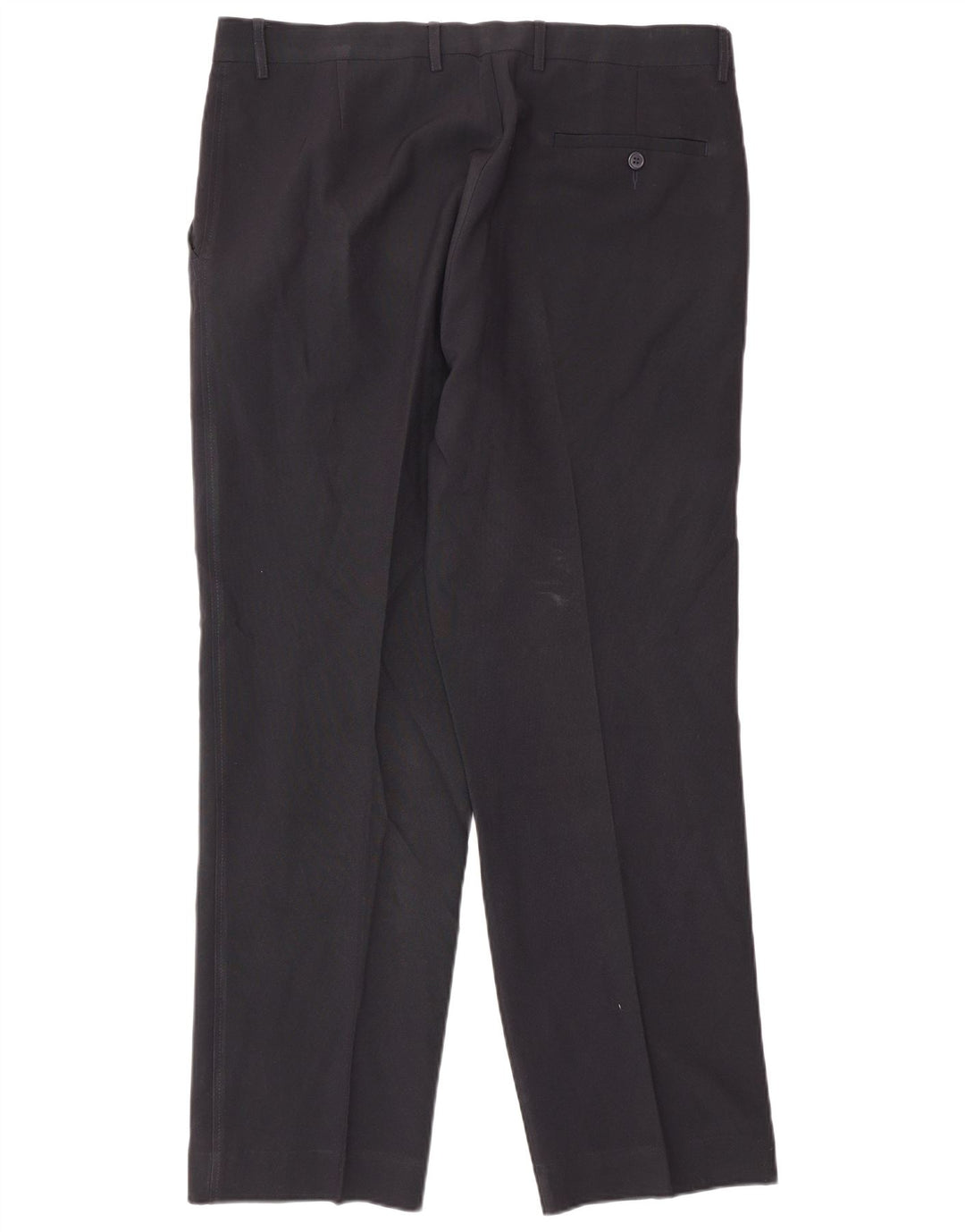 Marks & Spencer Straight Suit Bukser til mænd W36 L31 Marineblå polyester