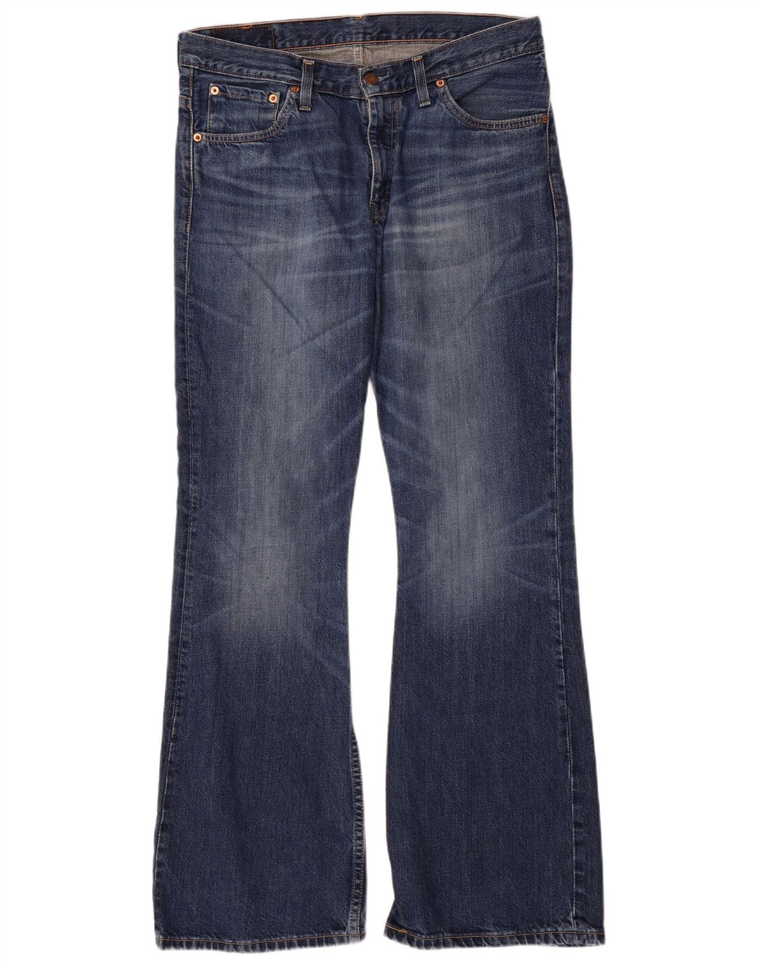 Levi's Mens 516 Bootcut Jeans W34 L33 Μπλε βαμβακερό