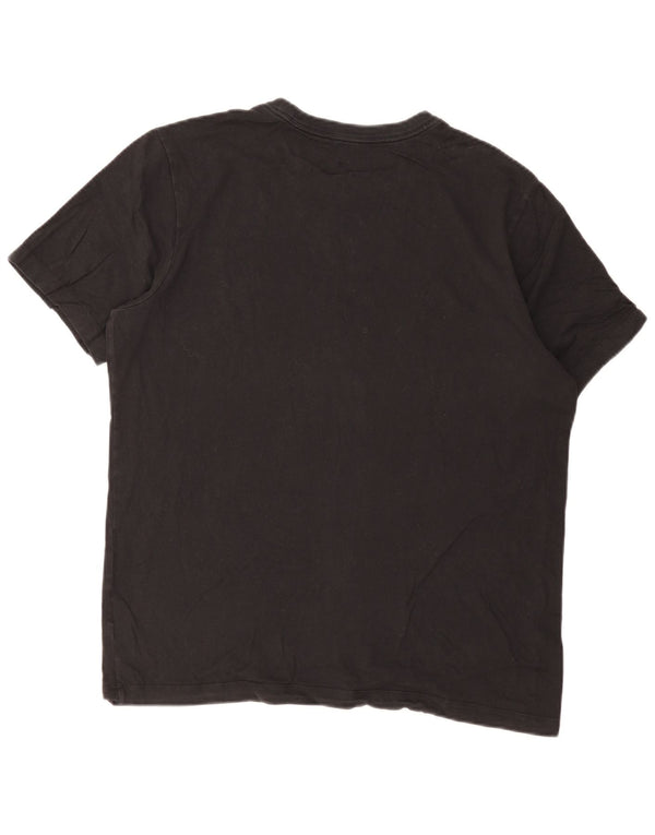 Nike Mens Graphic T-Shirt Top Large Black Cotton