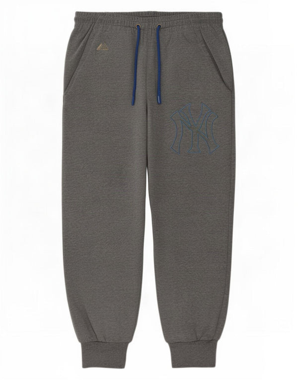 Majestic Mens Tracksuit Trousers Joggers Small Grey Cotton
