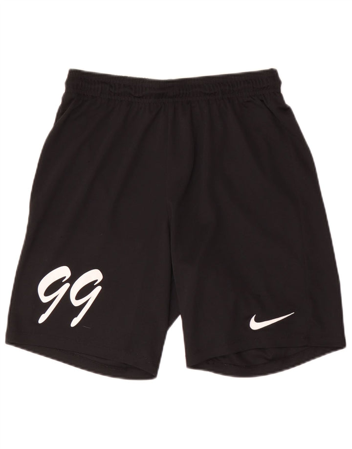 NIKE Herre Dri Fit grafiske sportsshorts mellem sort polyester