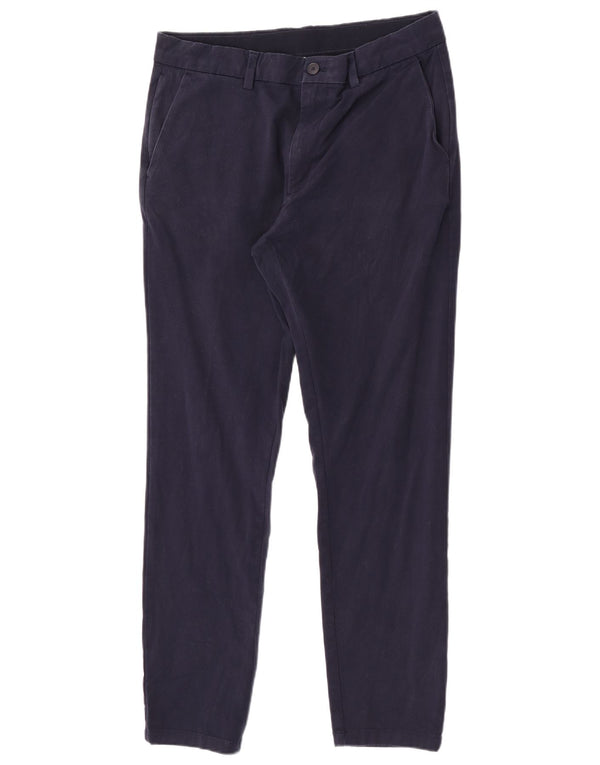 Pantaloni chino subțiri pentru bărbați Marks & Spencer L34 L31 Bumbac bleumarin