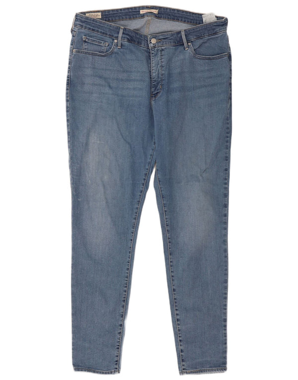 Levi's 310 Shaping Super Skinny Jeans para mujer US 22 3XL W38 L32 Algodón azul