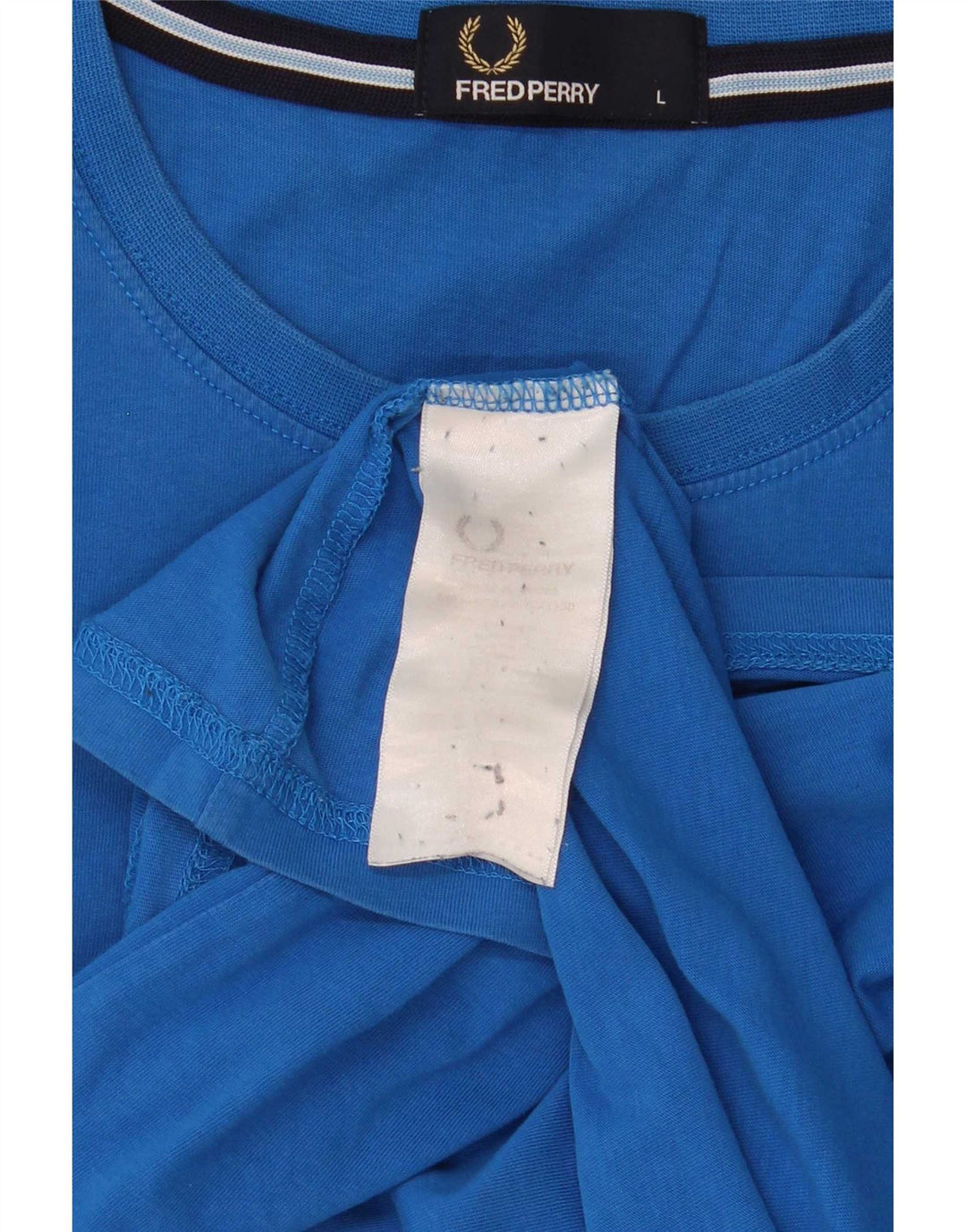 Fred Perry Herre T-Shirt Top Stor Blå