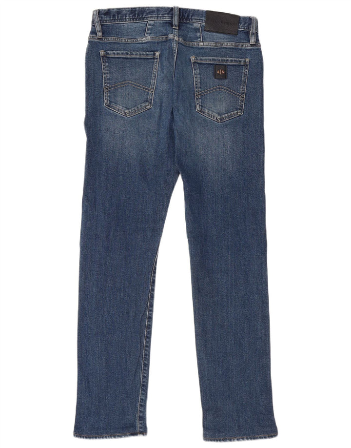 Armani Womens Slim Jeans W30 L30 Blue Cotton