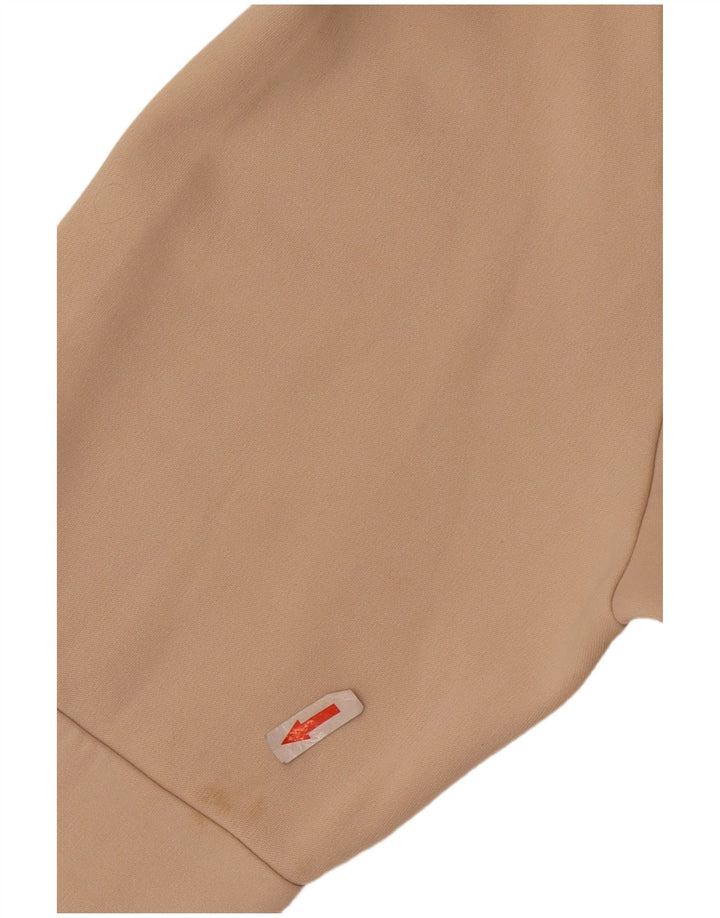 Felpa con cappuccio e zip da uomo Puma in cotone beige medio
