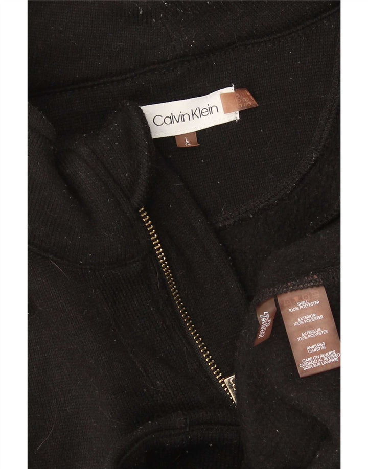 Giacca da tuta da donna Calvin Klein UK 16 grande poliestere nero
