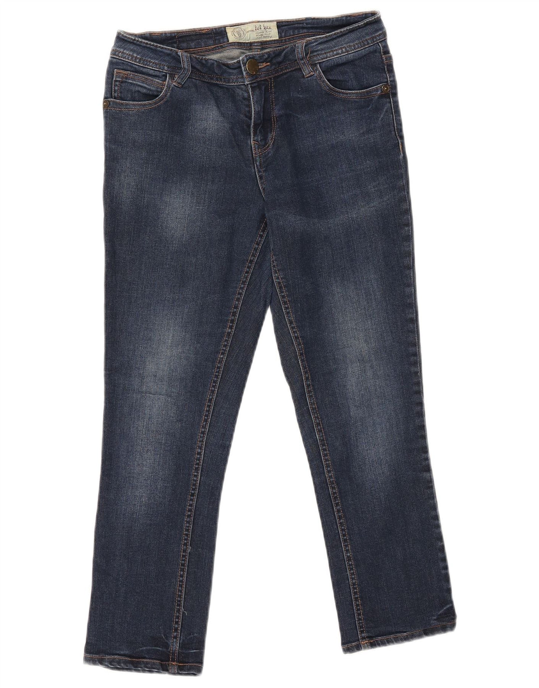 FAT FACE Womens Capri Jeans W28 L22 Navy Blue