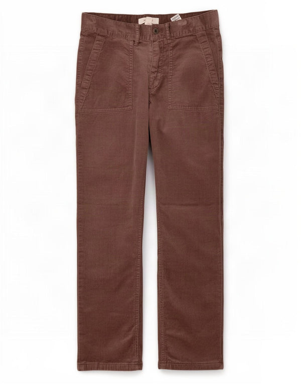 Marks & Spencer Womens Per Una Corduroy Trousers UK 10 Small W26 L26 Brown