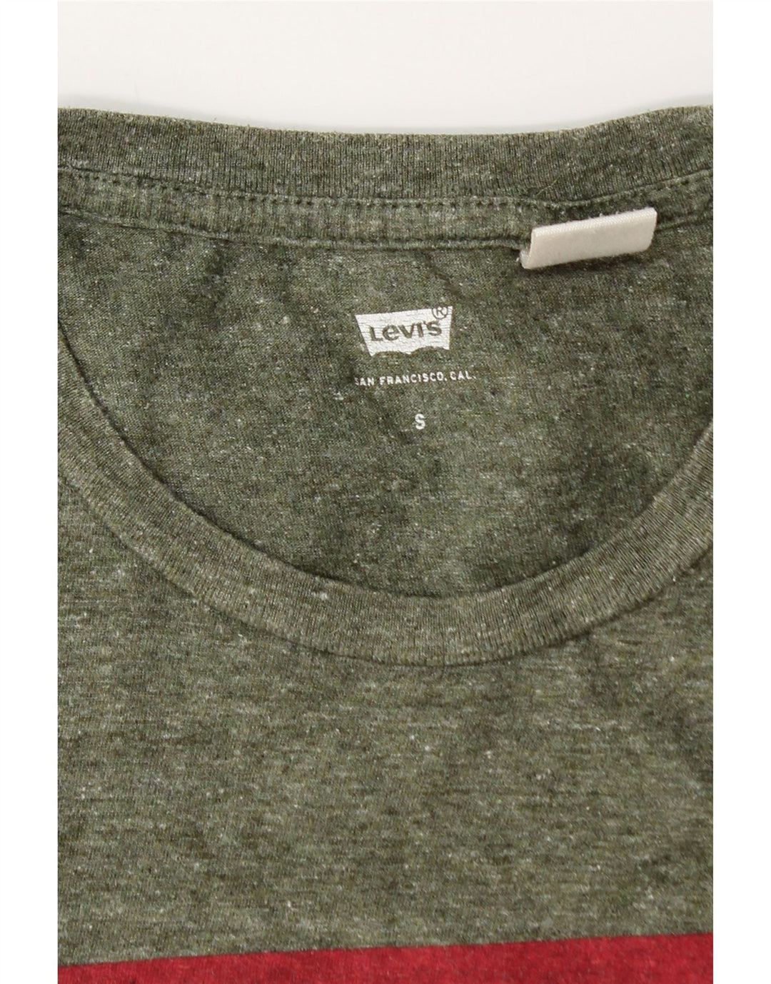 Levi's Herren-T-Shirt mit Grafik, Größe S, Khaki, gefleckt