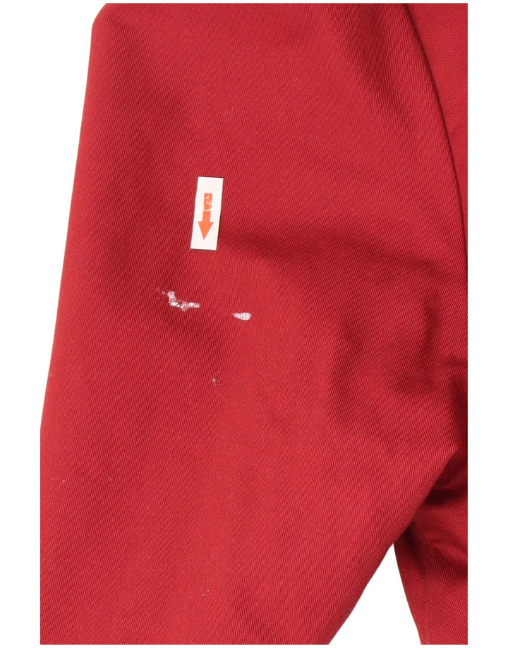 Brandit Mens Bomber Jacket UK 38 Medium Red Polyester