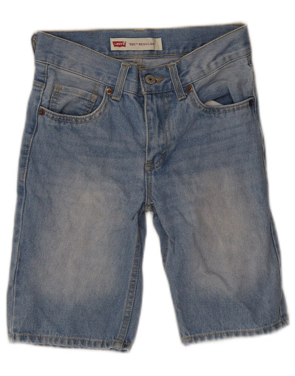 Джинсовые шорты Levi's Boys 505 Regular, 7–8 лет, W24, синий хлопок