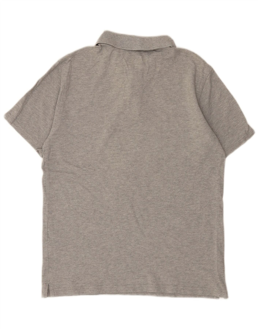 New Balance Mens Polo Shirt Medium Grey Flecked Cotton