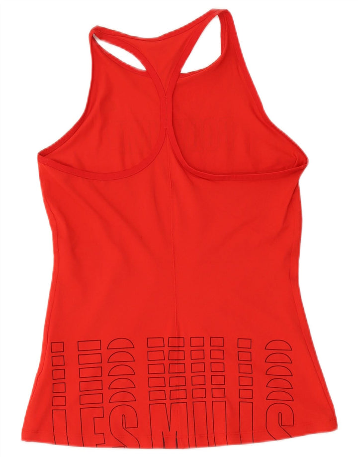 Женский жилет с рисунком Reebok Bodypump UK 12/14, средний красный полиэстер
