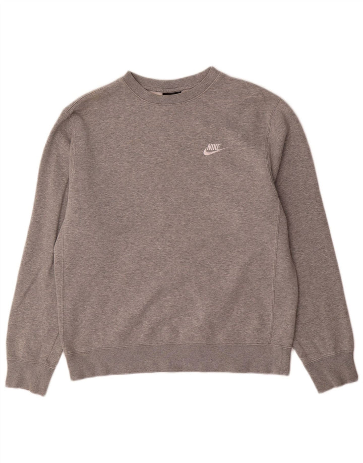 Nike Sweatshirt-trøje til mænd Medium Grey Flecked Bomuld