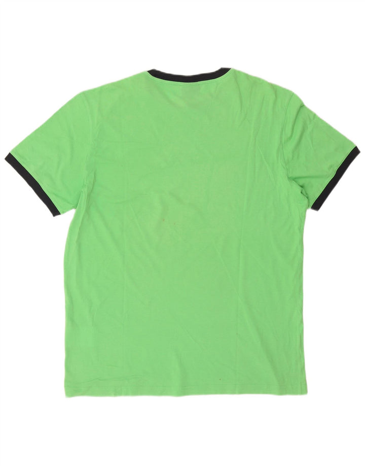 Champion Mens T-Shirt Top 2XL Green Cotton