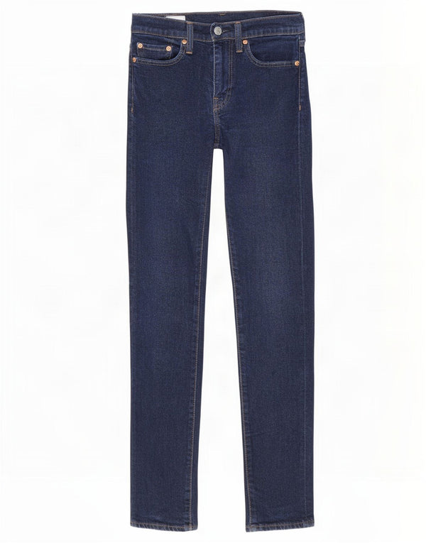 Calça jeans feminina Levi's 510 skinny W28 L29 azul marinho algodão