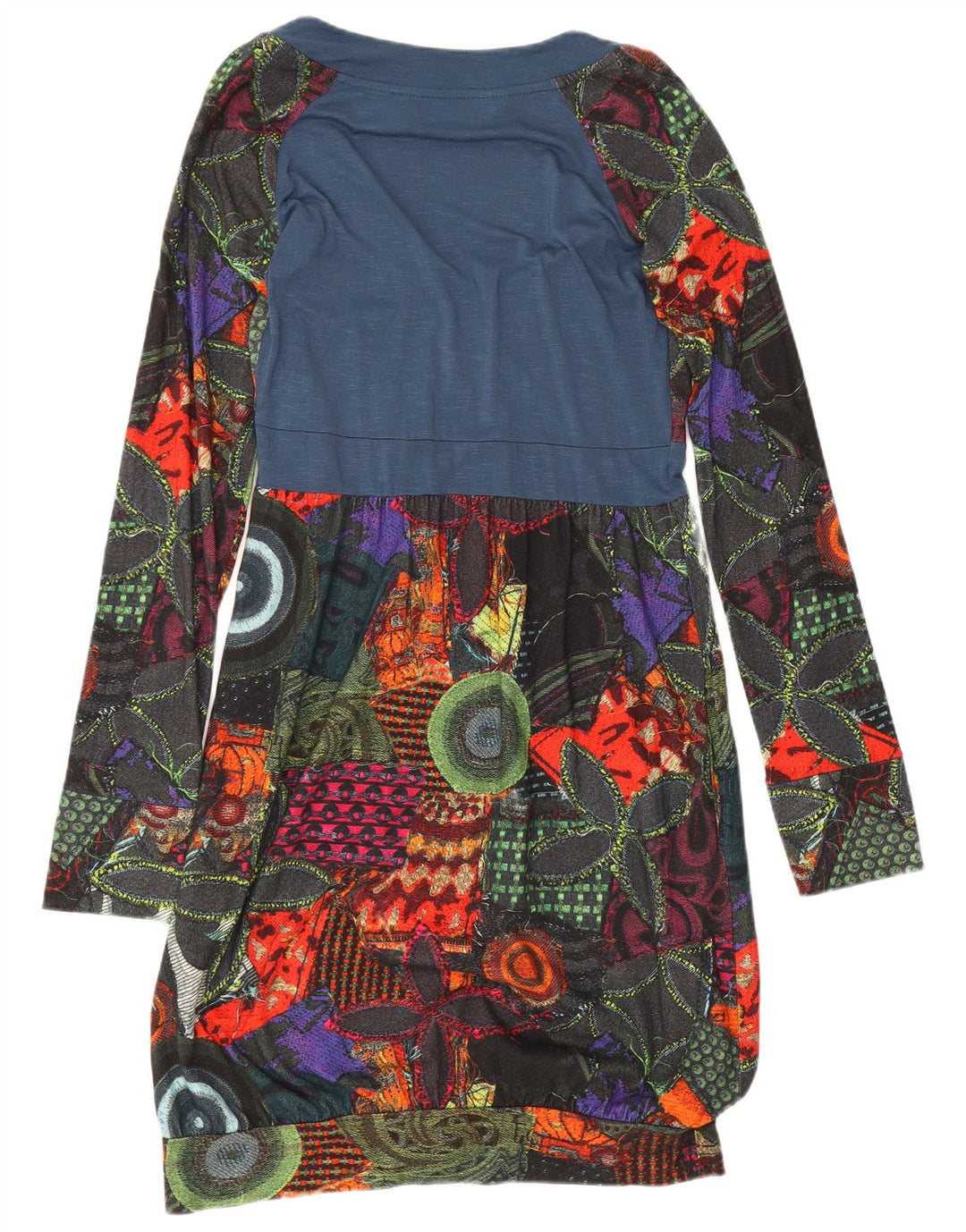 Desigual Abito tubino grafico da donna UK 12 Medio multicolore geometrico