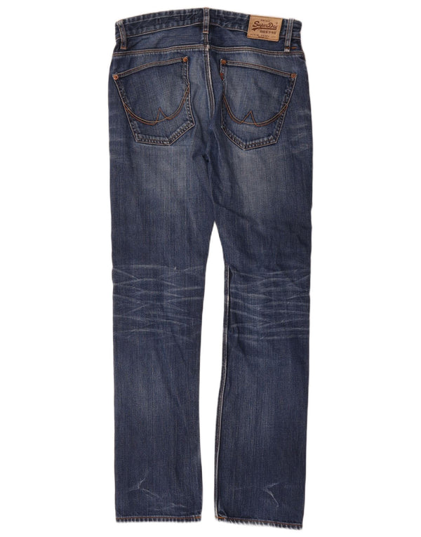 Superdry Slim Jeans til mænd W30 L32 blå bomuld