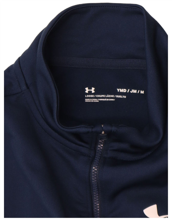 Under Armour drenge træningsdragt topjakke 9-10 år medium marineblå