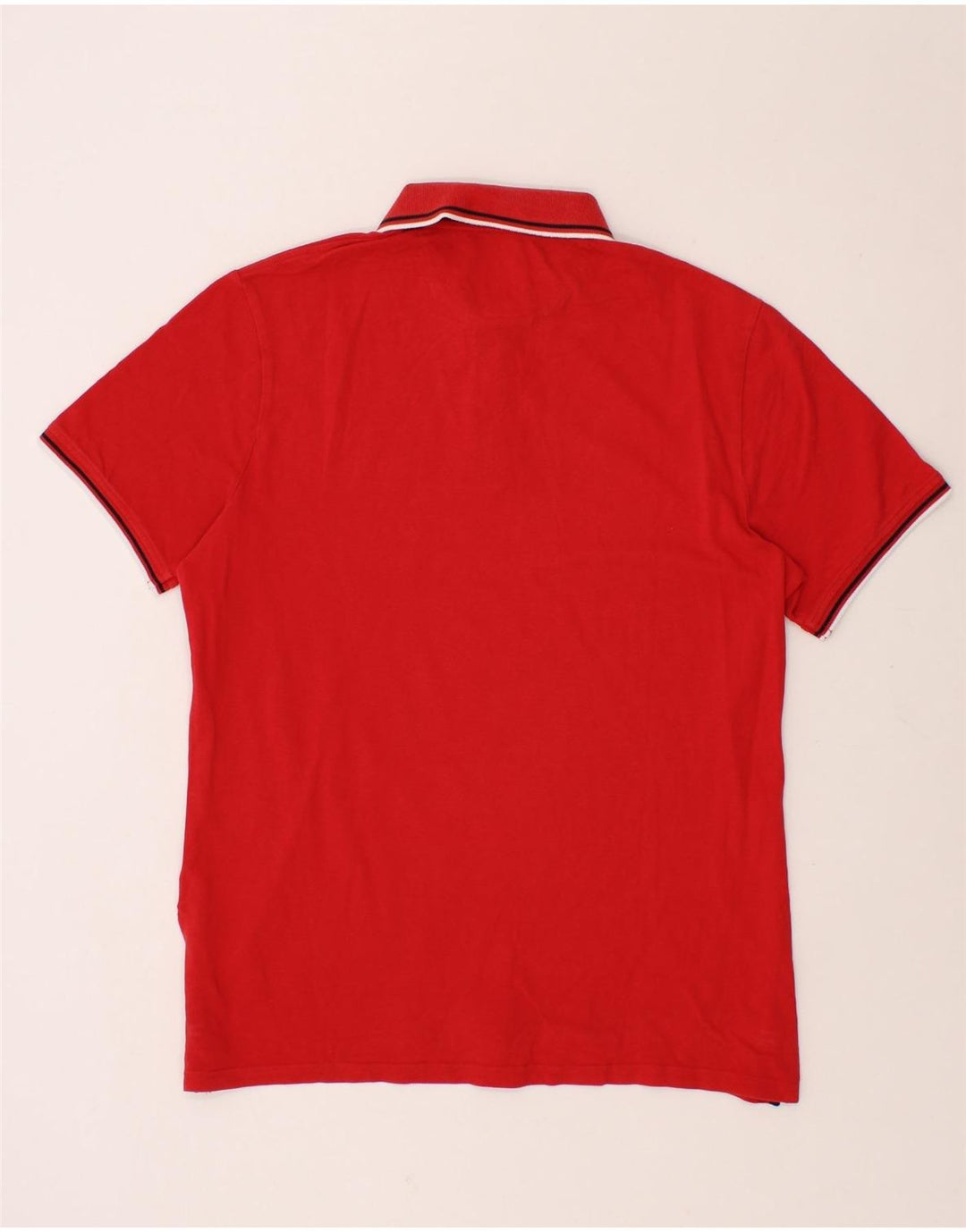 CHAMPION Mens Polo Shirt Large Red Vintage Champion and Second-Hand Champion from Messina Hembry 