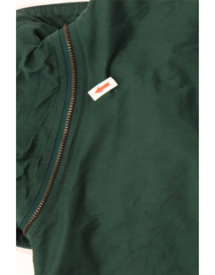 Marlboro Mens Bomber Jacket IT 50 Large Green Colourblock Cotton