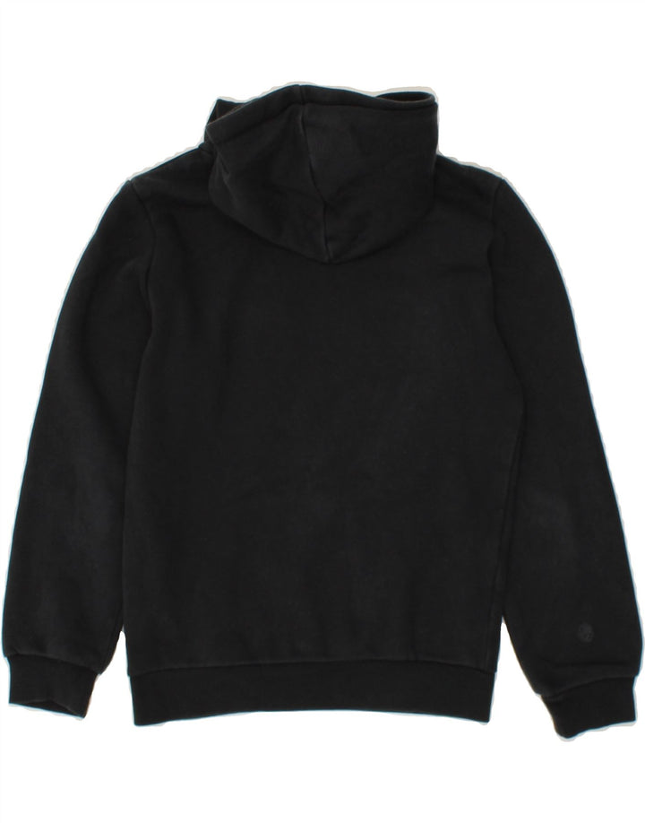 PUMA Boys Graphic Zip Hoodie Sweater 9-10 Years Black Cotton Vintage Puma and Second-Hand Puma from Messina Hembry 