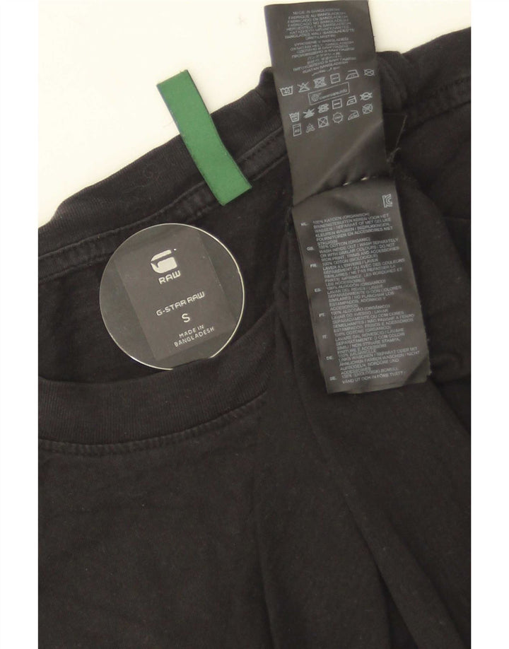 T-shirt da uomo G-Star Top piccola in cotone nero