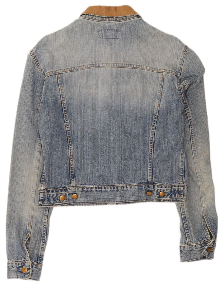 Jaqueta jeans feminina Swish UK 14 azul médio