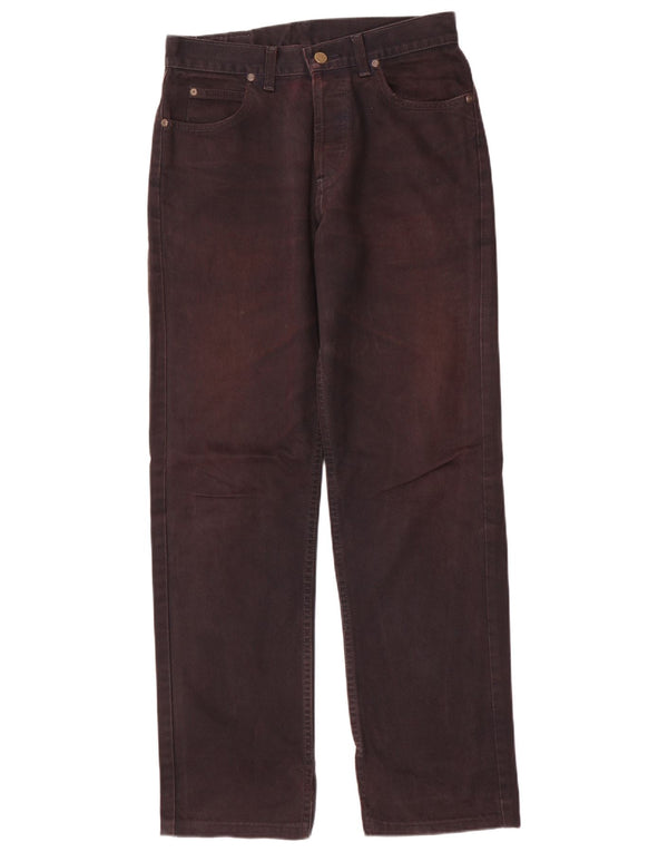 Lee Mens Straight Jeans W30 L34 fekete pamut