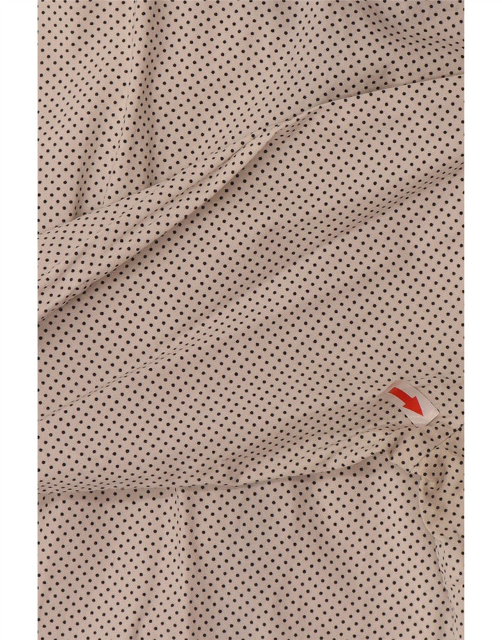Zara Dame Pullover Shirt UK 14 Large White Spotted
