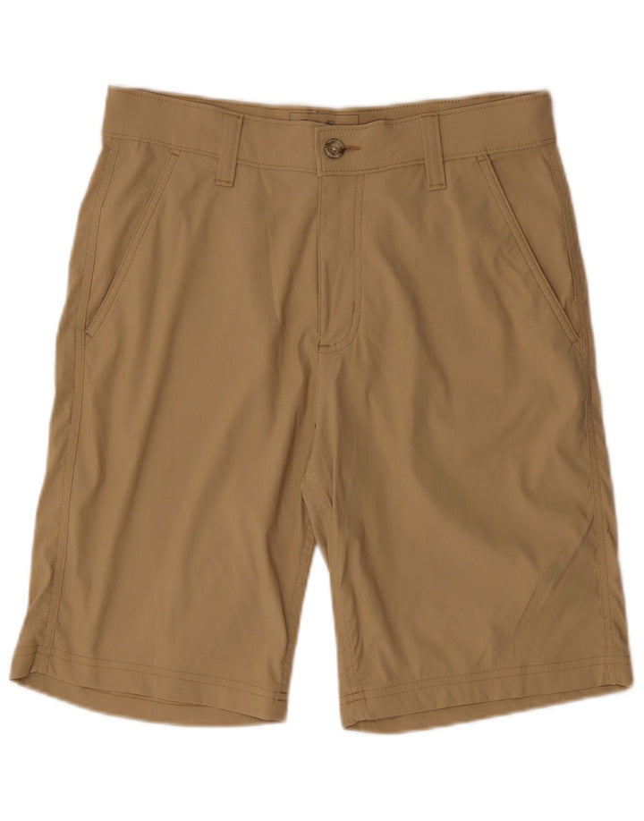 EDDIE BAUER Mens Chino Shorts W30 Medium Beige Nylon
