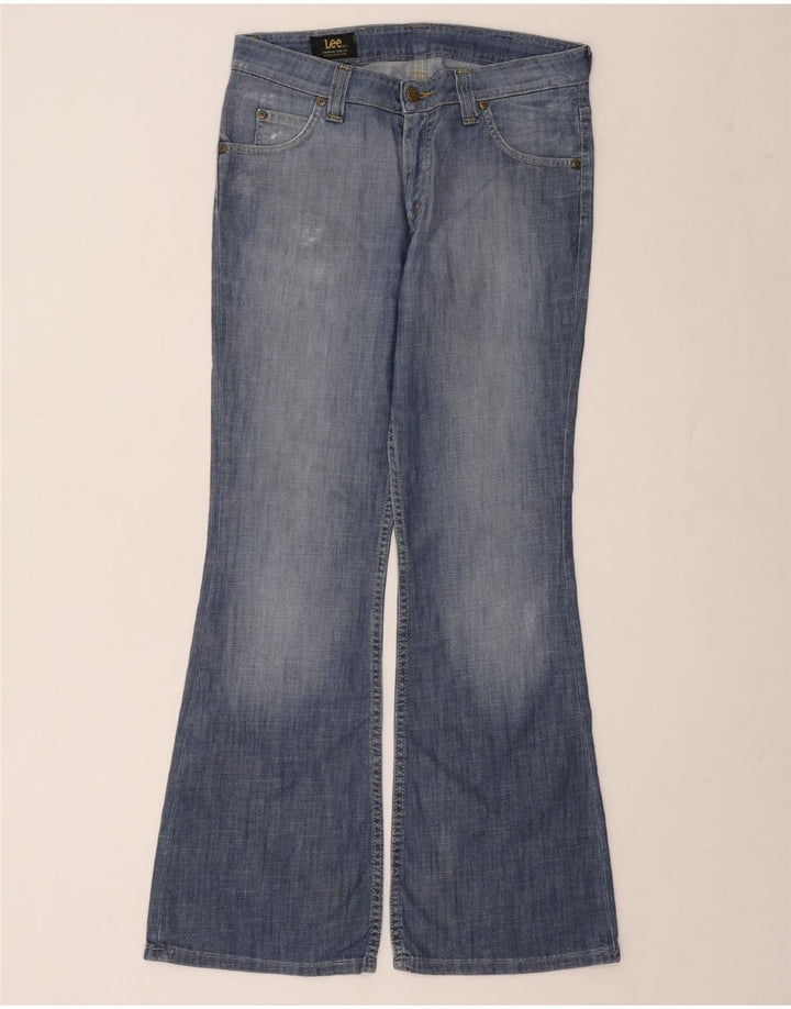 LEE Womens Felton Flared Jeans W32 L31 Blue Cotton