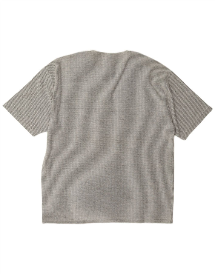 Vintage Mens T-Shirt Top Large Grey
