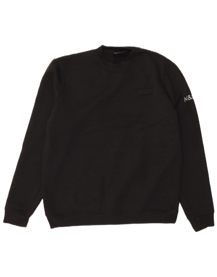 Ανδρικό φούτερ Marks & Spencer Jumper Μεσαίο Μαύρο Πολυεστέρα