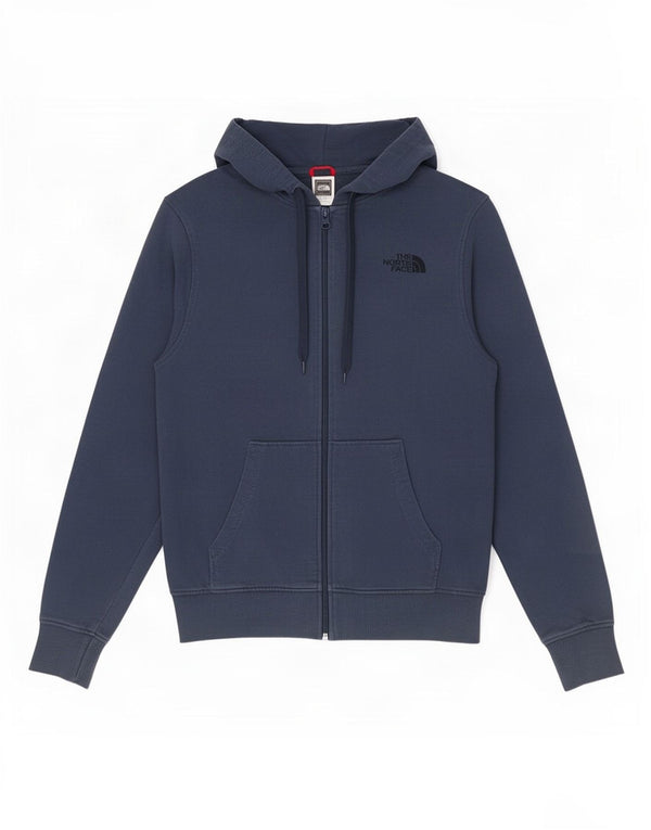 The North Face Pull à capuche zippé pour homme XS en coton bleu marine