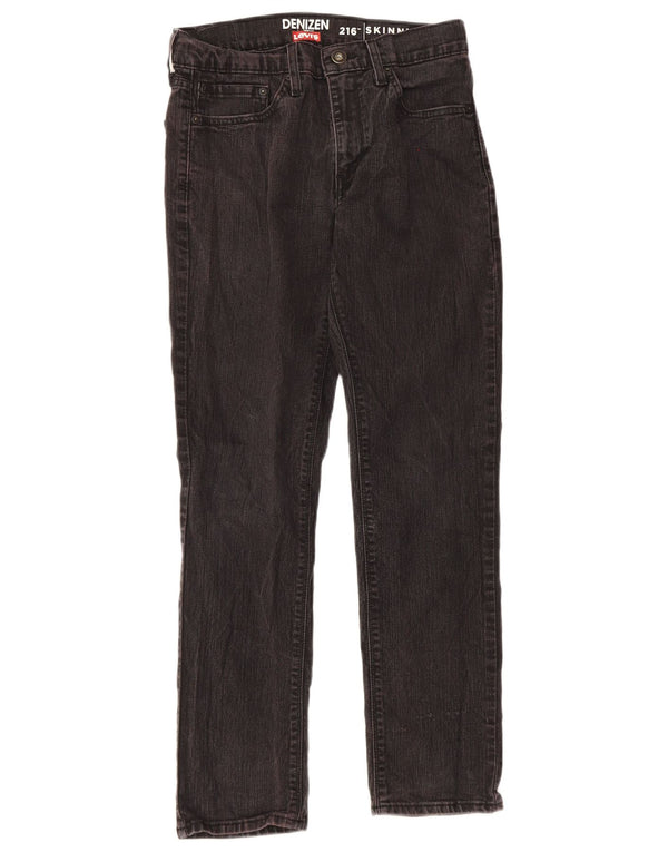 Levi's Uomo 216 Jeans Skinny W31 L30 Cotone Nero