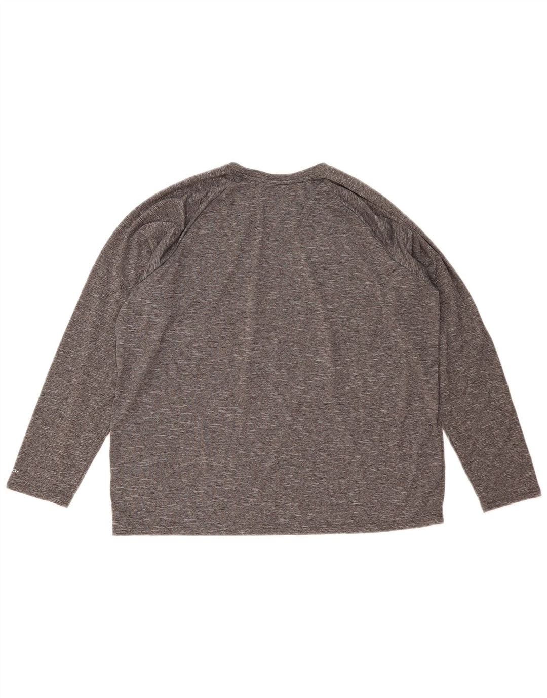 Nike Mens Dri Fit Top Long Sleeve XL Grey Flecked