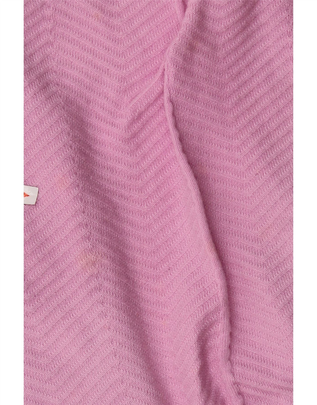 MARKS & SPENCER Womens Open Cardigan Sweater UK 10 Small Pink Chevron