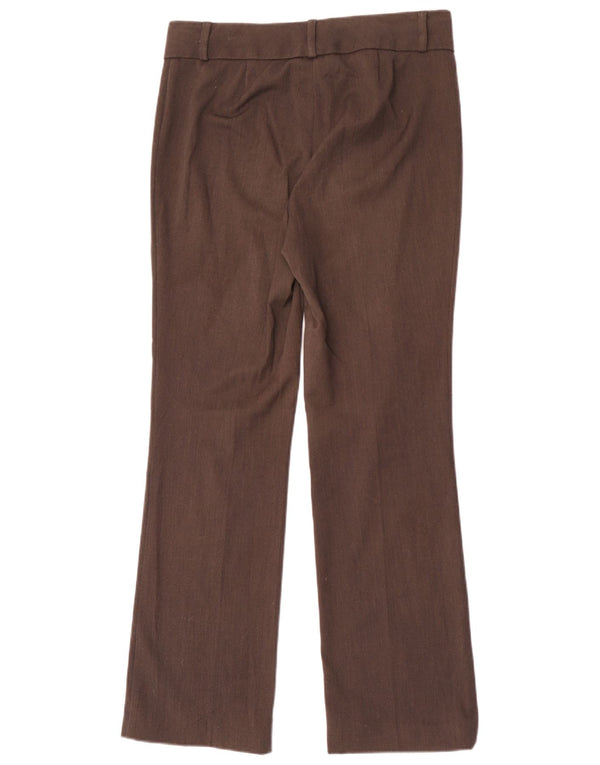 Marks & Spencer Damen Bootcut-Anzughose UK 10 Small W32 L31 Braun