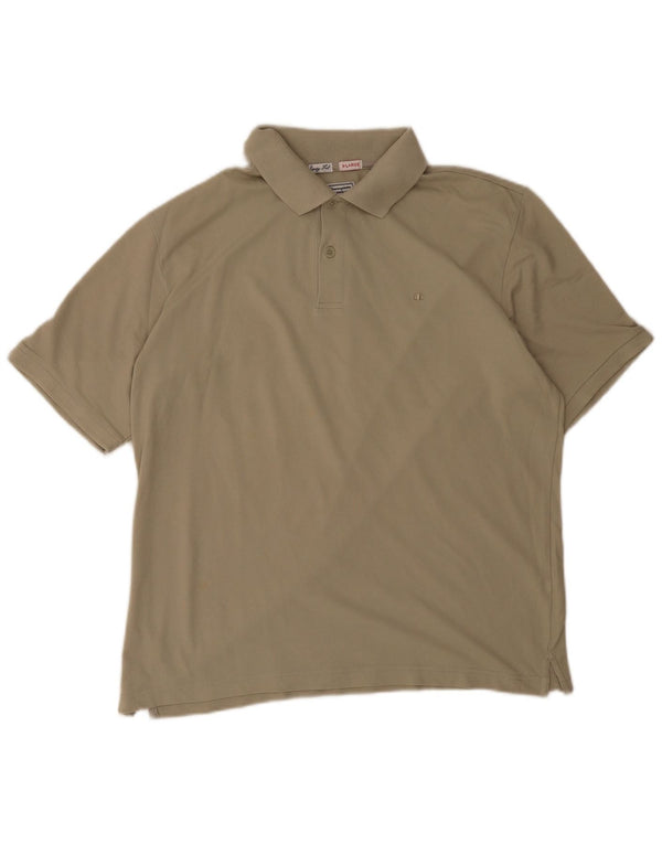 Champion Herren Easy Fit Poloshirt XL Khaki Baumwolle